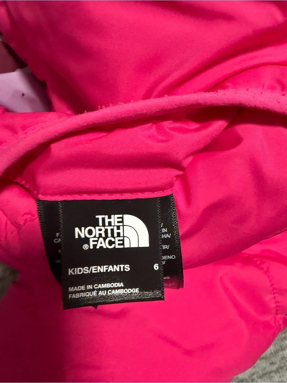The North Face Girls' Pink Reversible Hooded Jacket